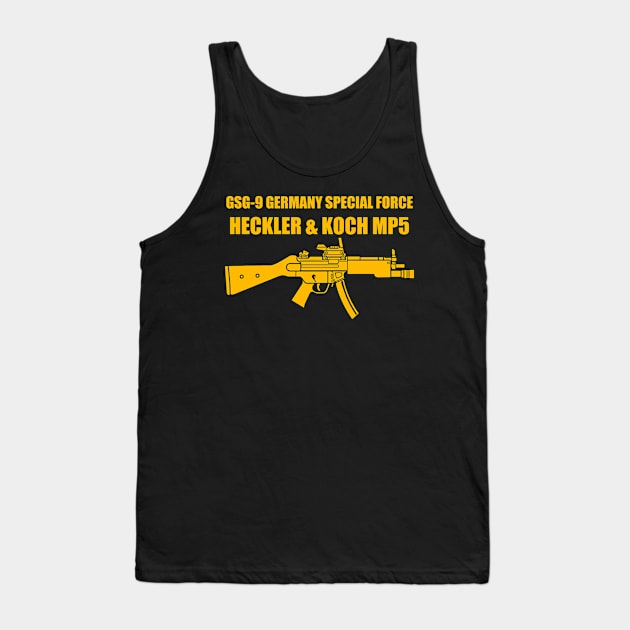 Hecker and koch mp5 Tank Top by Niken12